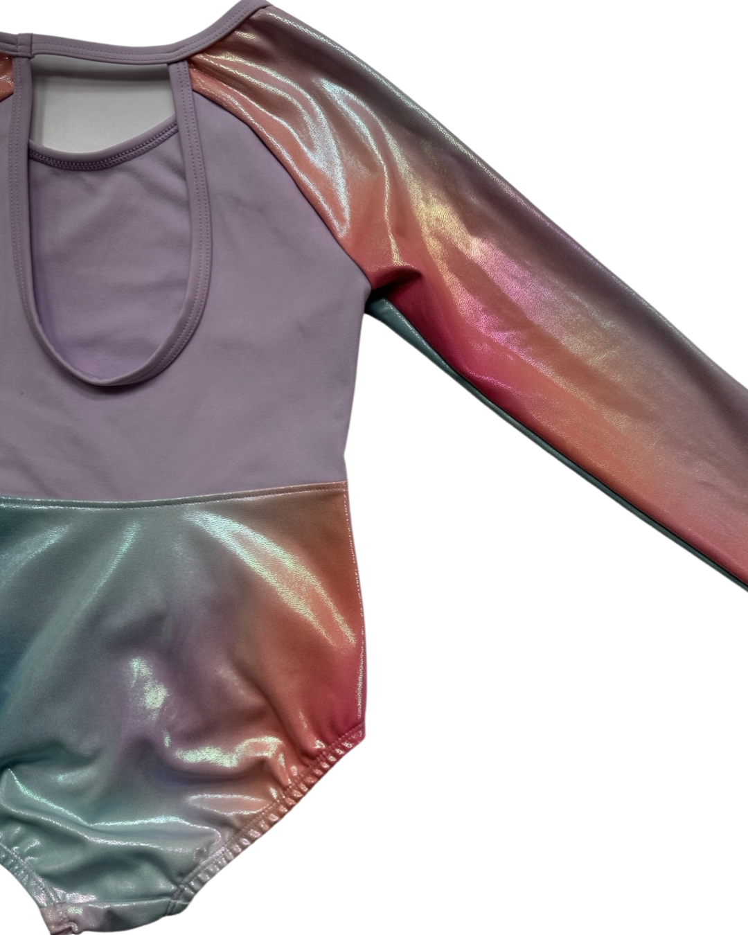 4T Toddler Girl Pastel Gymnastics Tumbling Dance Pastel Shimmer Leotard