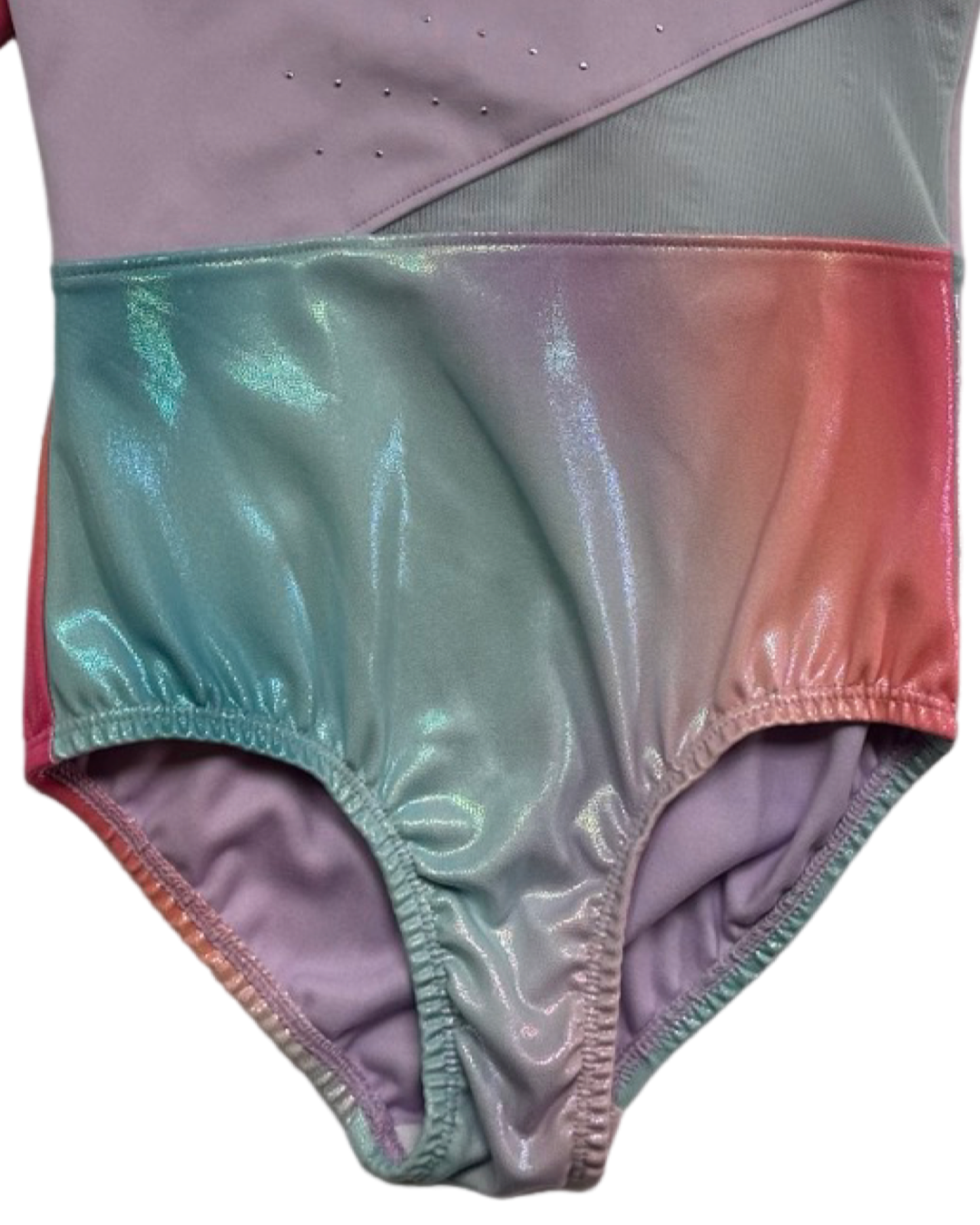 4T Toddler Girl Pastel Gymnastics Tumbling Dance Pastel Shimmer Leotard