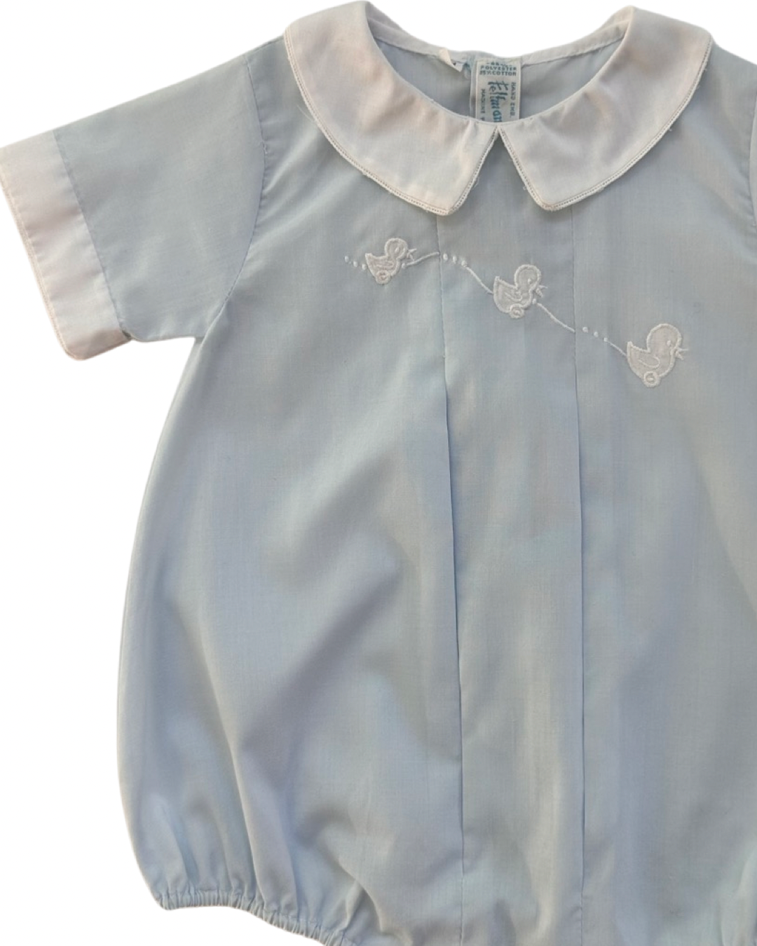 6M Baby Boy Classic Feltman Bros Light Blue Duck Bubble