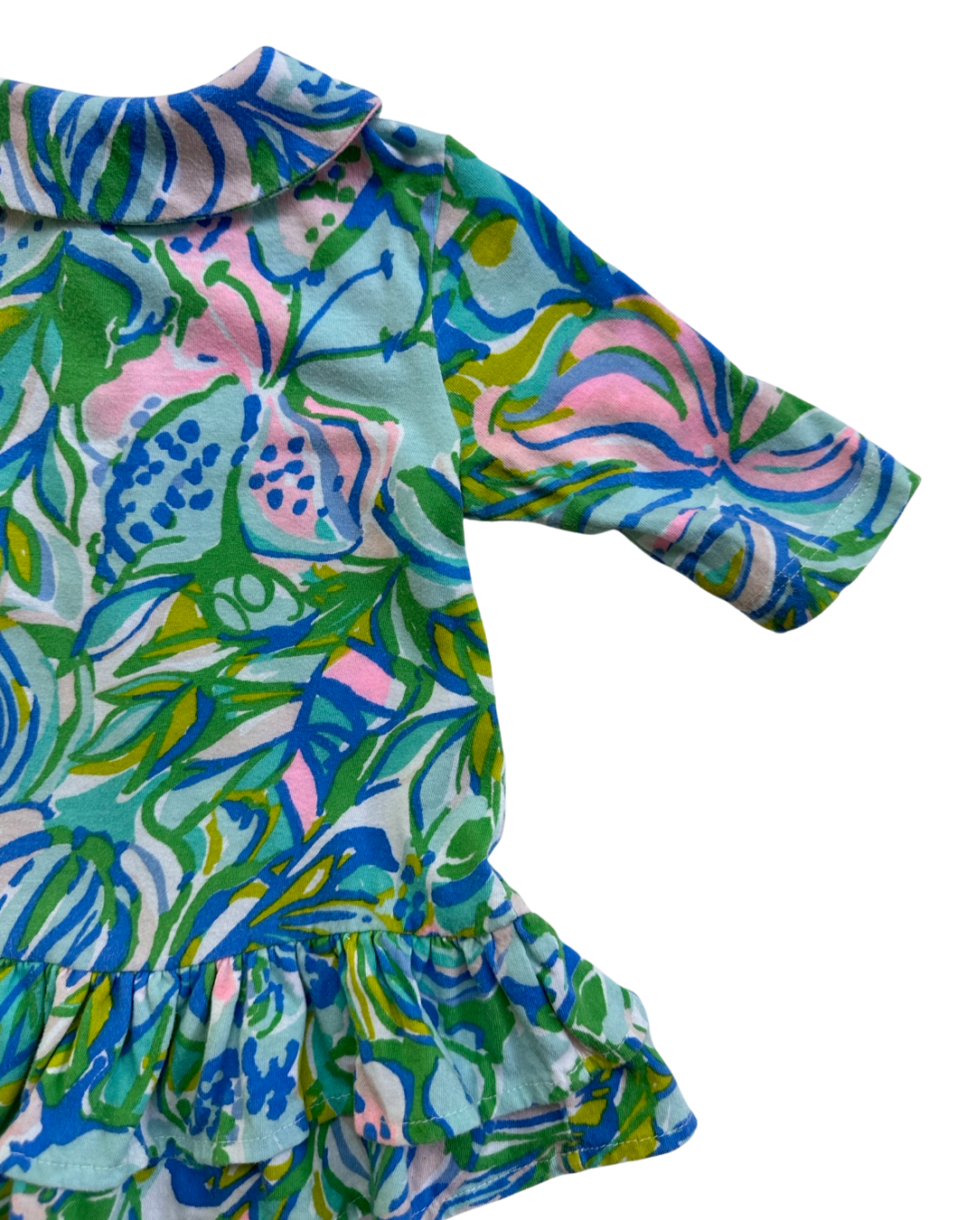 6-12M Baby Girl Lilly Pulitzer Ruffle Bottom Dress w/ Bloomers