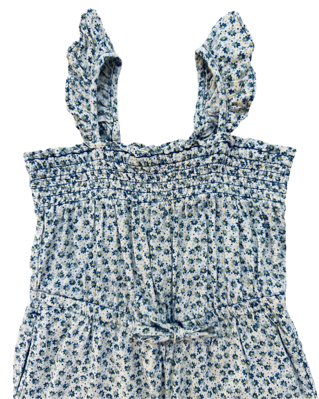 18M-24M Baby Girl Baby Gap Blue Floral Romper Longall