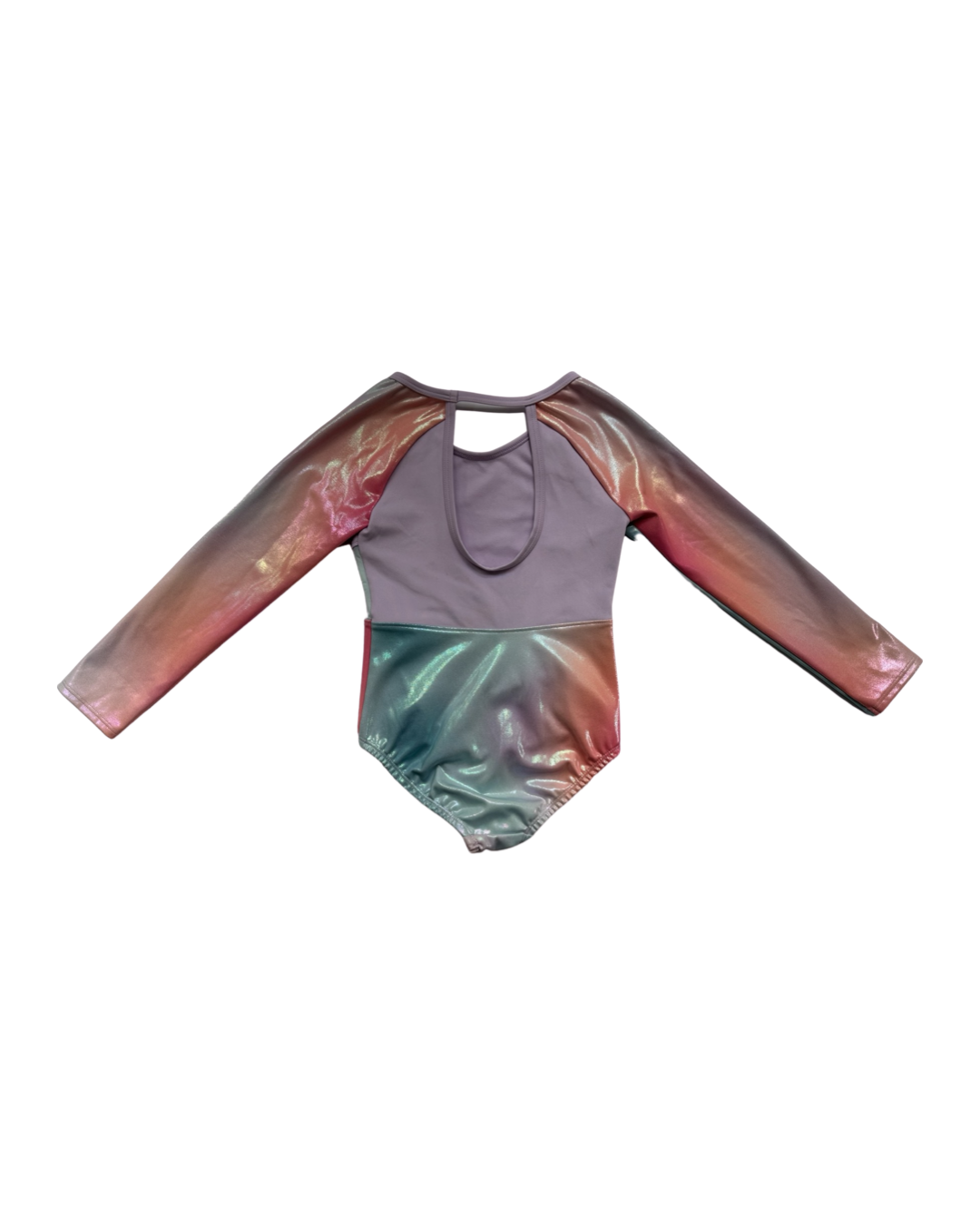 4T Toddler Girl Pastel Gymnastics Tumbling Dance Pastel Shimmer Leotard