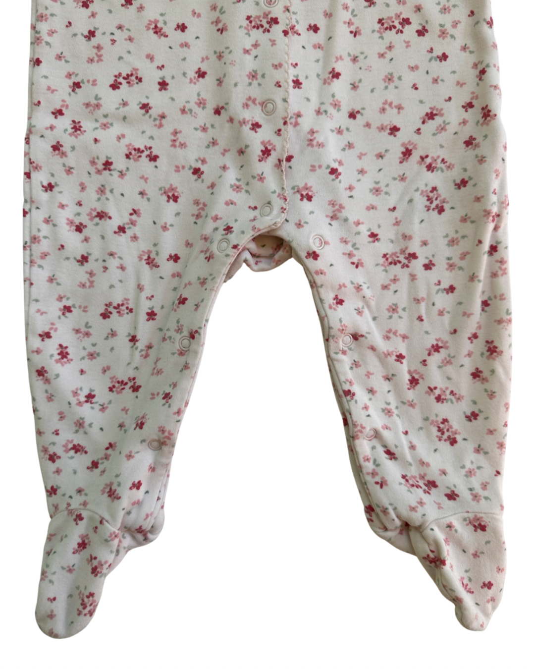 6-9M Baby Girl The Little White Company London Pink Floral Sleeper