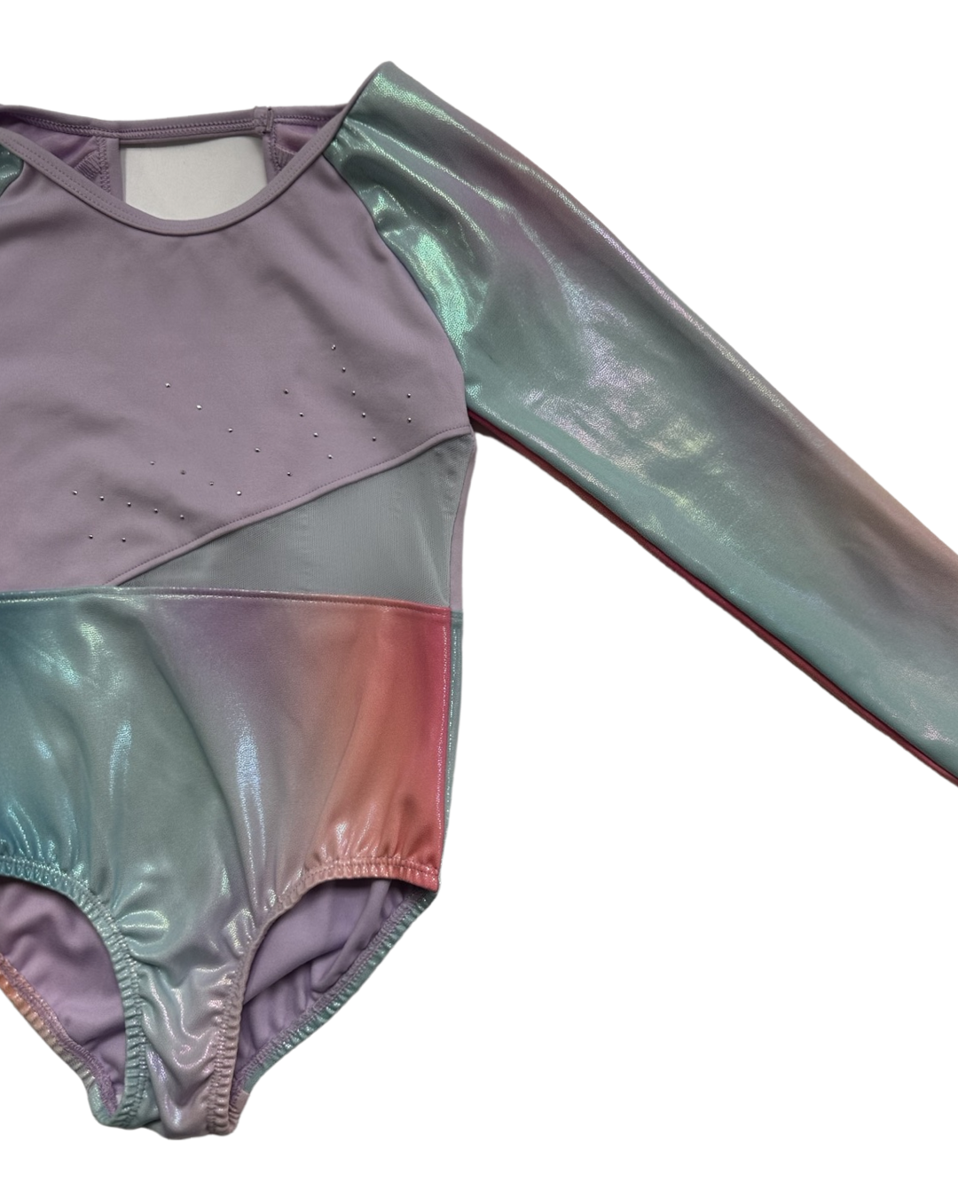 4T Toddler Girl Pastel Gymnastics Tumbling Dance Pastel Shimmer Leotard