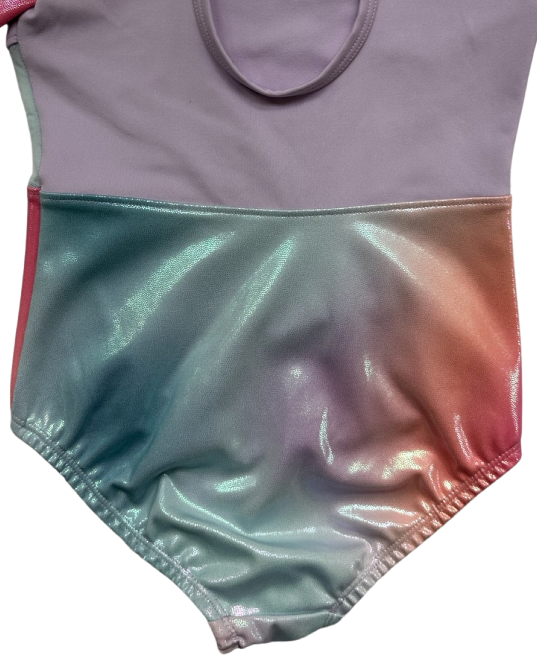 4T Toddler Girl Pastel Gymnastics Tumbling Dance Pastel Shimmer Leotard