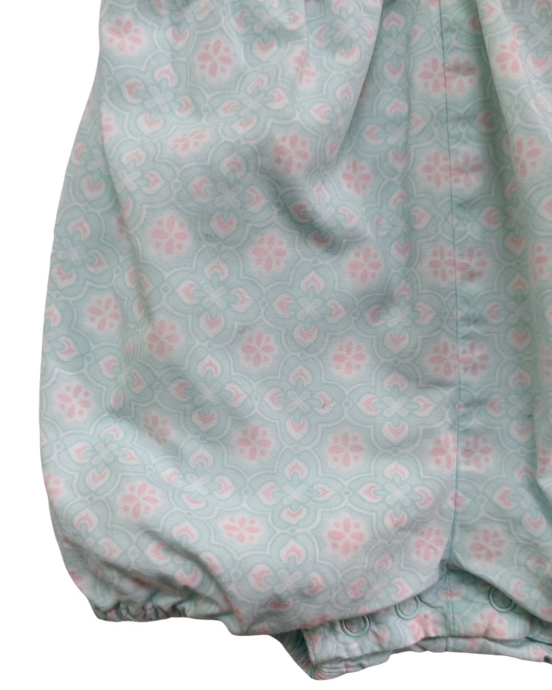 3-6M Baby Girl Janie & Jack Aqua & Pink Bubble