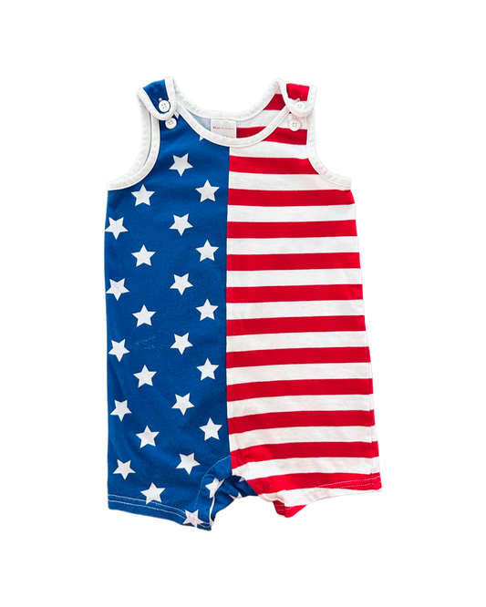 18M-24M Baby Boy Hanna Andersson Patriotic American Romper