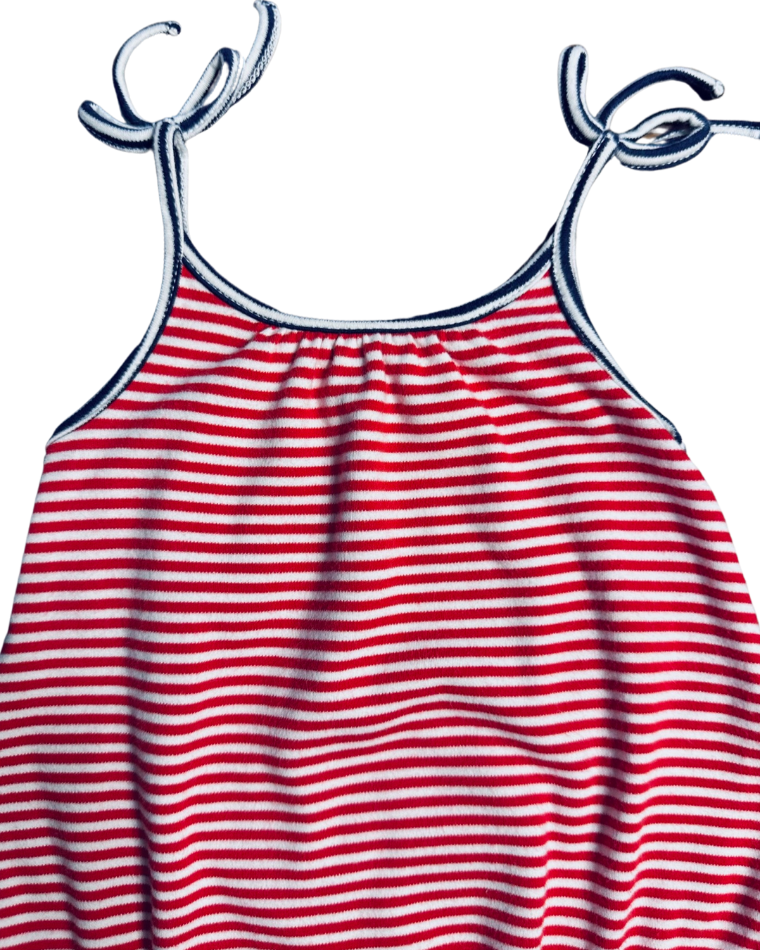 3-6M Baby Boy / Girl Vineyard Vines Red & White Striped Whale Bubble