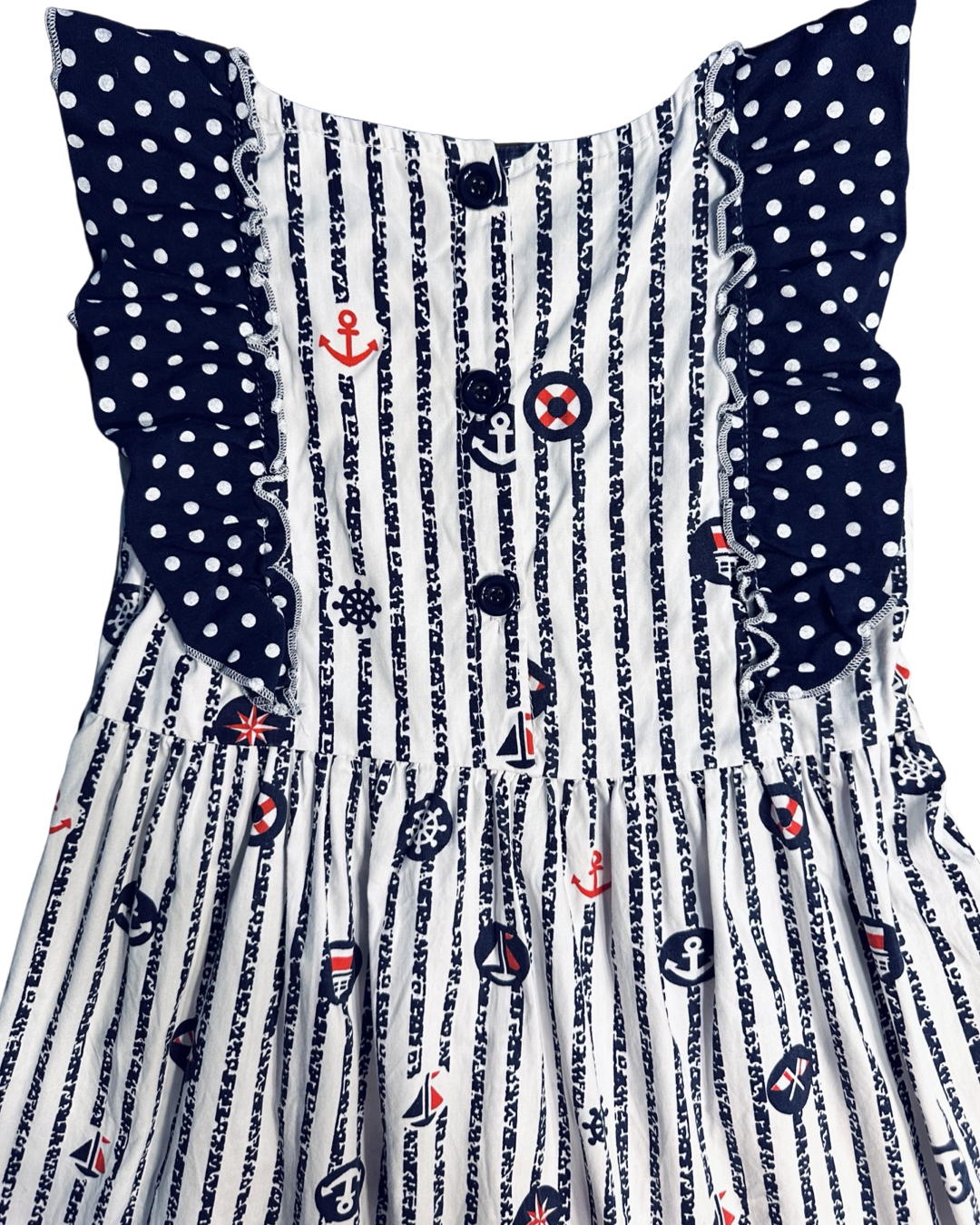 3T Toddler Girl Nautical Sailboat Boutique Dress