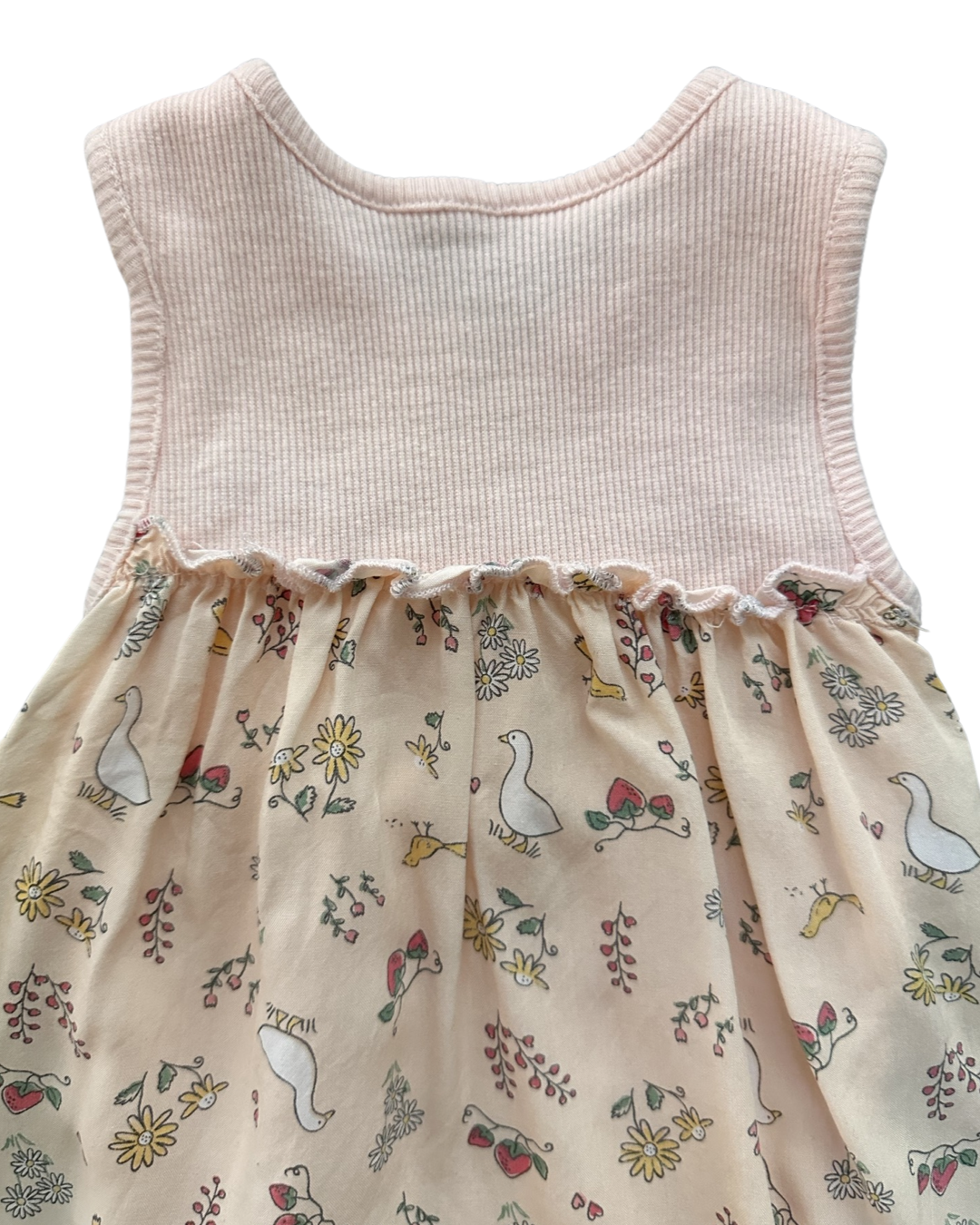 24M Baby Girl VitaminsKids Pink Duck & Strawberry Dresd
