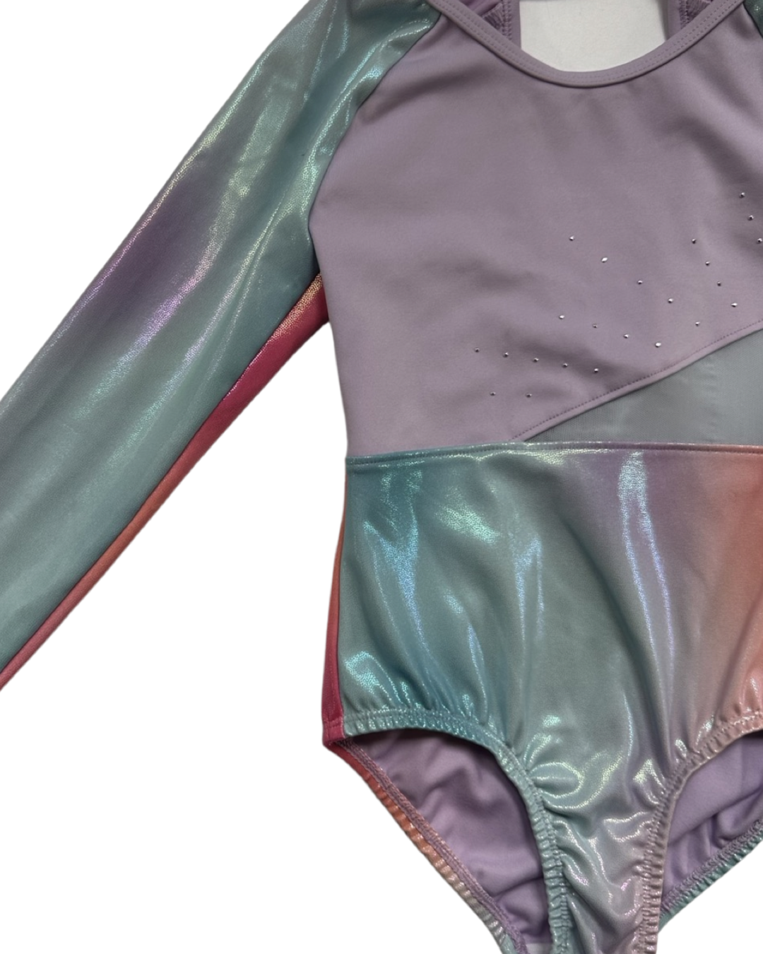 4T Toddler Girl Pastel Gymnastics Tumbling Dance Pastel Shimmer Leotard