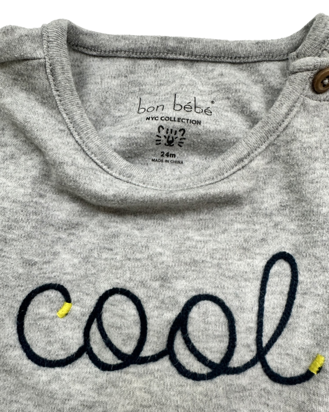 24M Baby Boy Bon Bébé Shorts and Cool Gray T-shirt