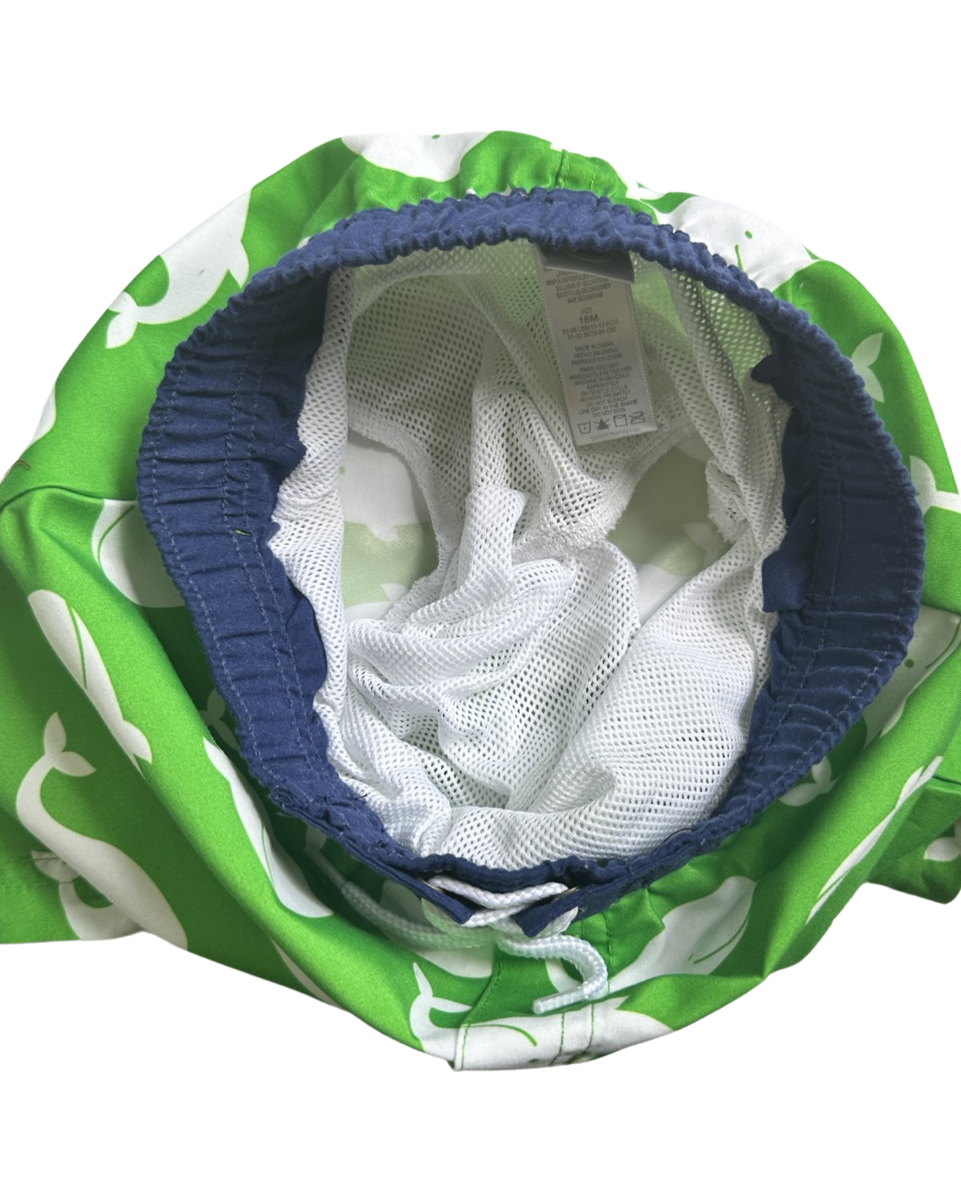 18M Baby Boy Little Me Whale Swim Trunks / Shorts