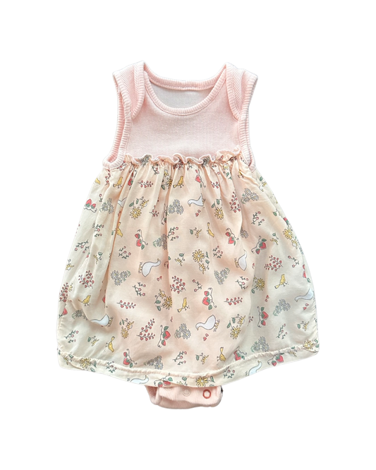 24M Baby Girl VitaminsKids Pink Duck & Strawberry Dresd