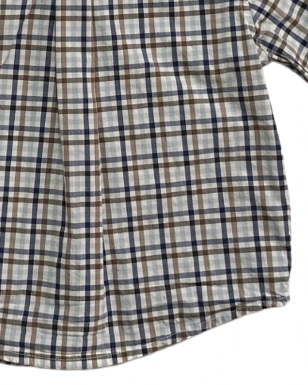 6-12M Baby Boy Janie & Jack Plaid Long Sleeve Button Up Top