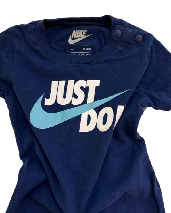 6M Baby Boy Navy Nike Just Do It Romper