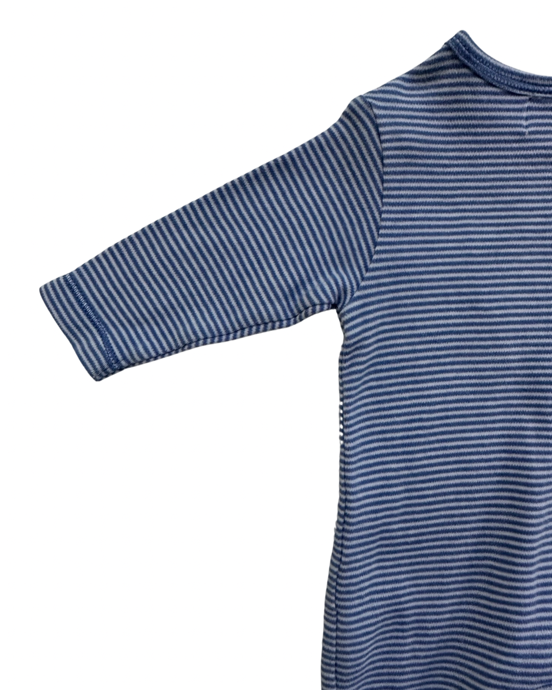 Newborn Baby Boy John Lewis London Soldier Blue Striped Sleeper