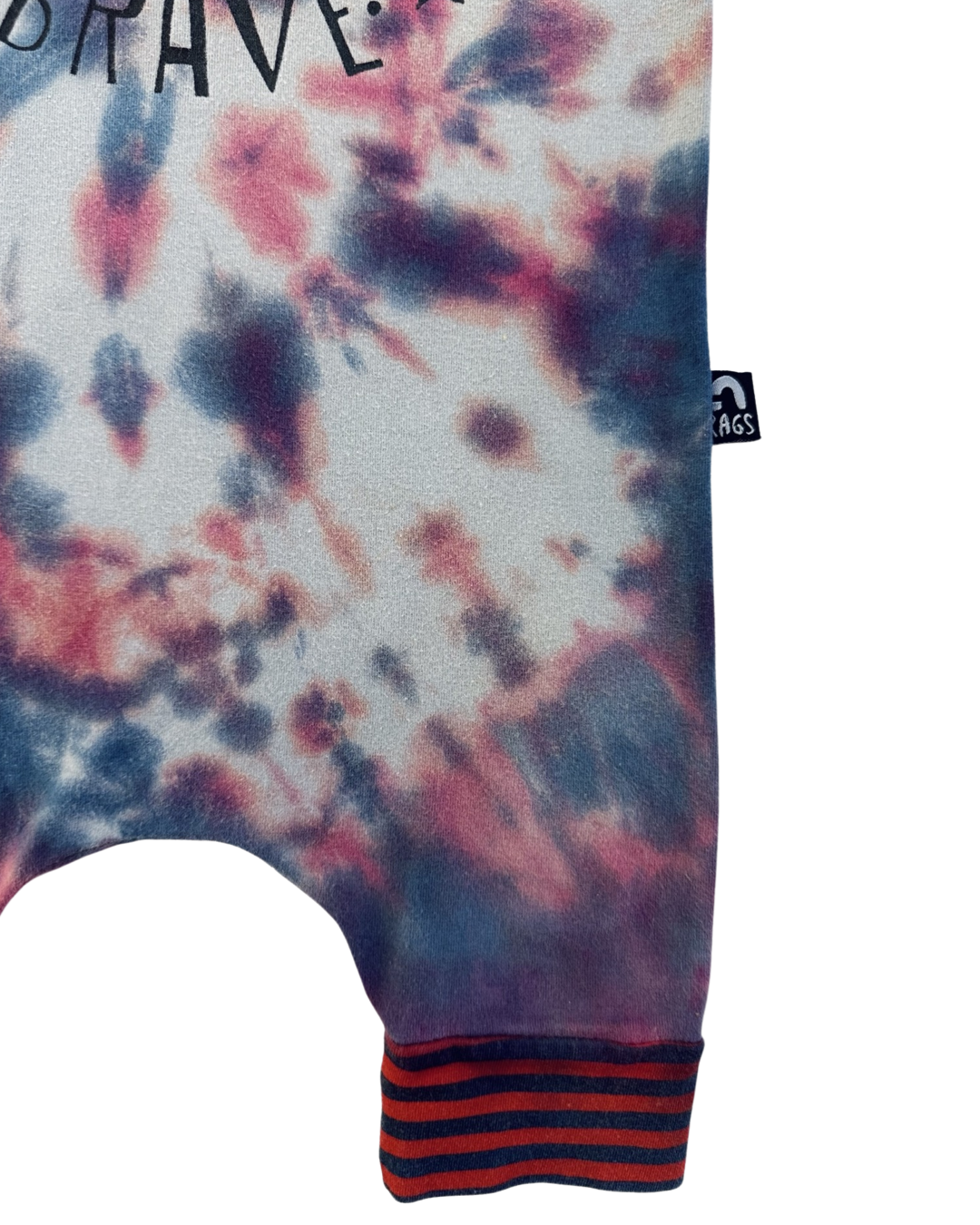 18M-24M Baby Boy / Girl Tie Dye Rags for Raches American Brave Romper