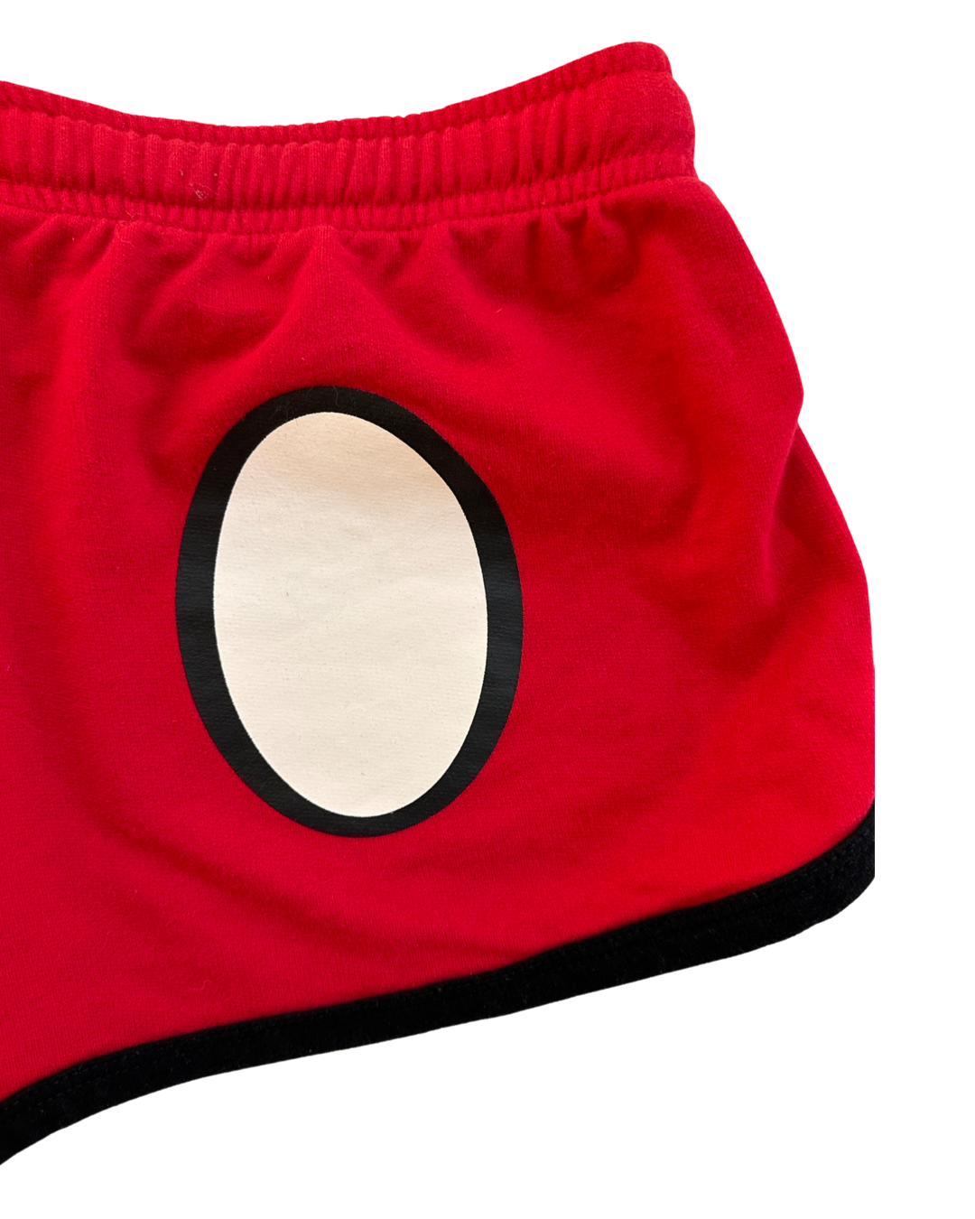 Women’s Small Size 3/5 Red Disney Mickey Mouse Shorts