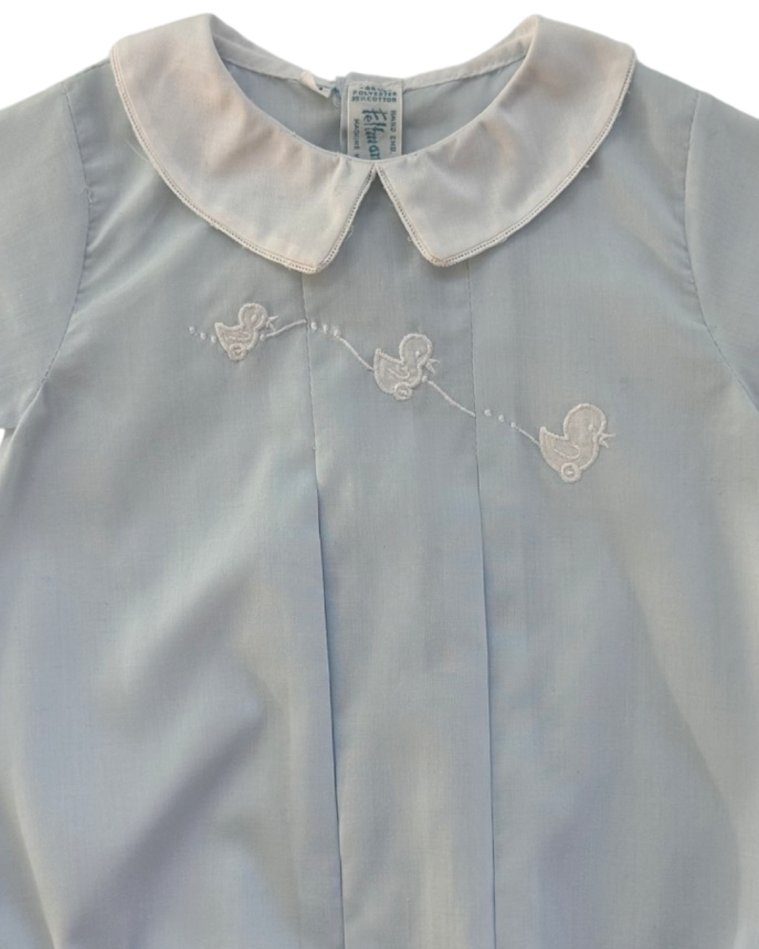 6M Baby Boy Classic Feltman Bros Light Blue Duck Bubble