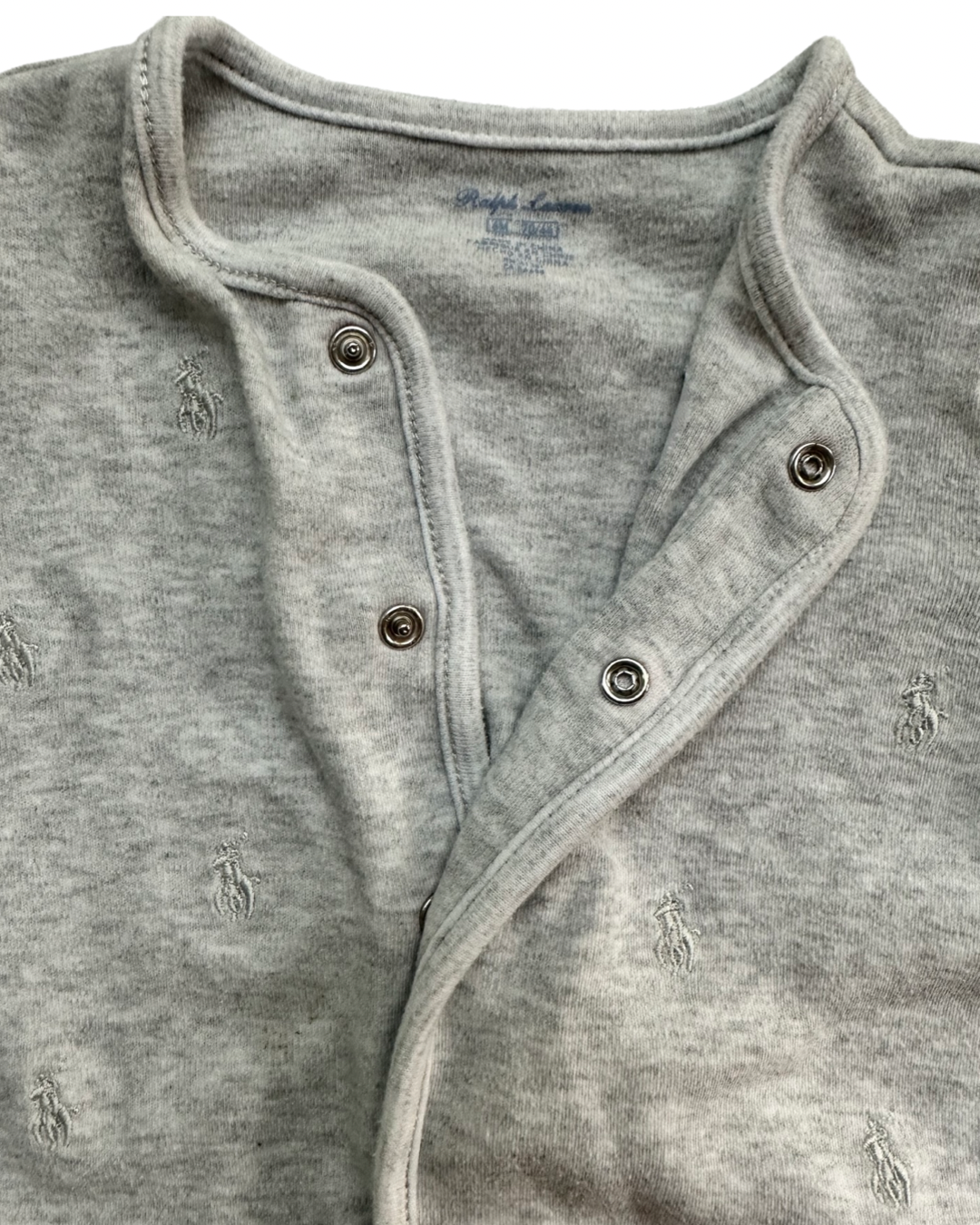 6M Baby Boy Gray Ralph Lauren Sleeper