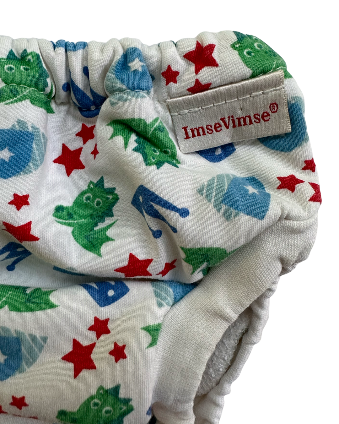18M-24M Baby Boy X-Large Organic Cotton ImseVimse Magic Dragon Training Pants Diaper / Underwear