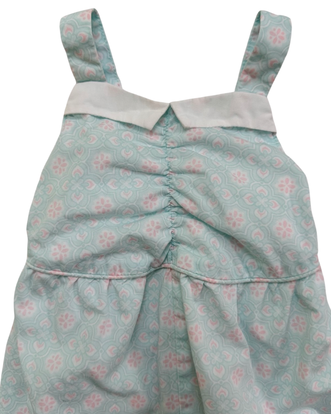 3-6M Baby Girl Janie & Jack Aqua & Pink Bubble