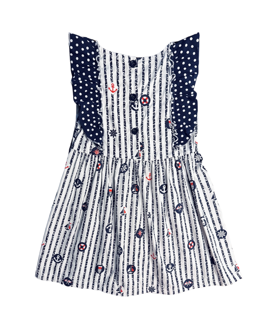3T Toddler Girl Nautical Sailboat Boutique Dress