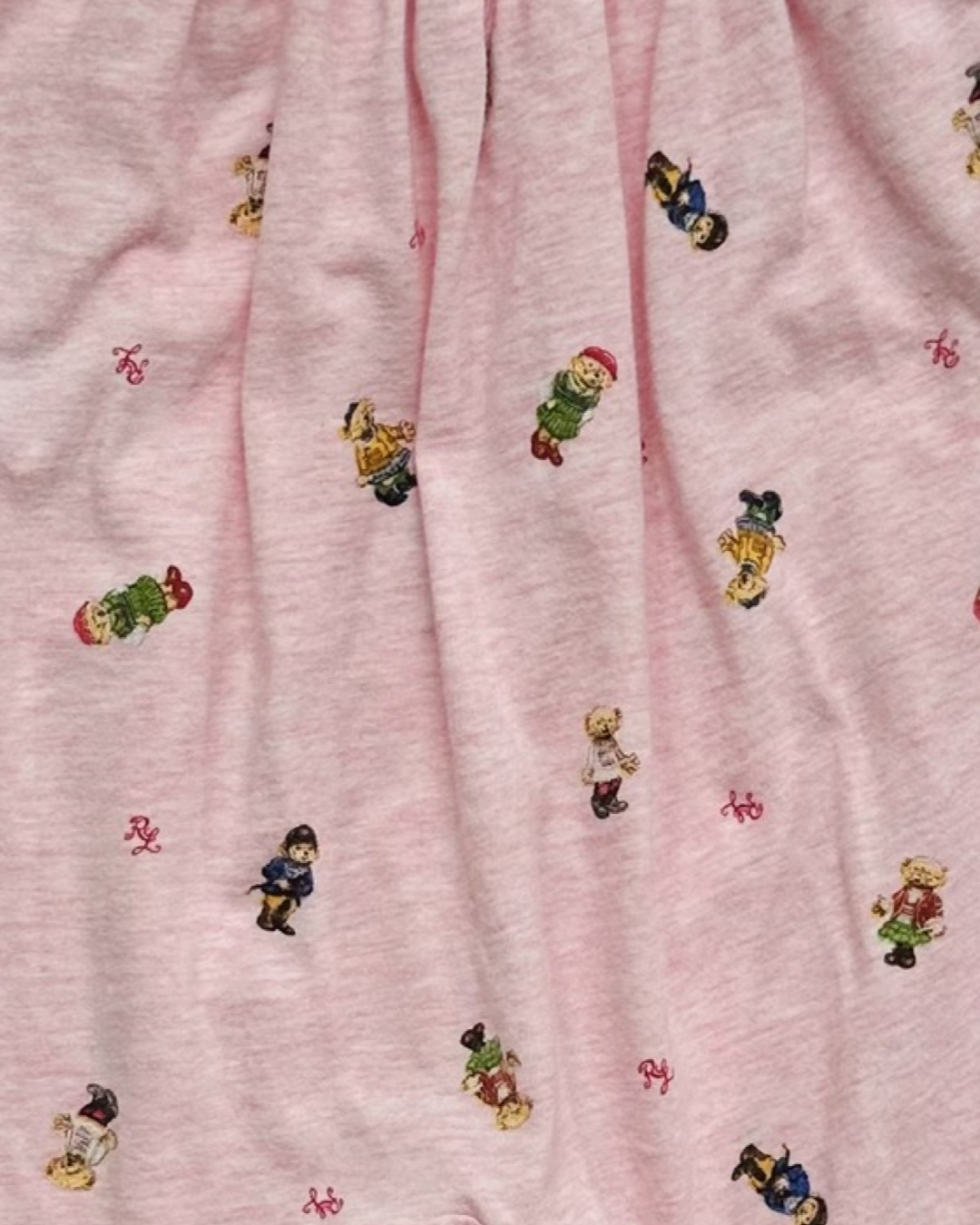 3M Baby Girl Polo Ralph Lauren Bear Onesie Romper