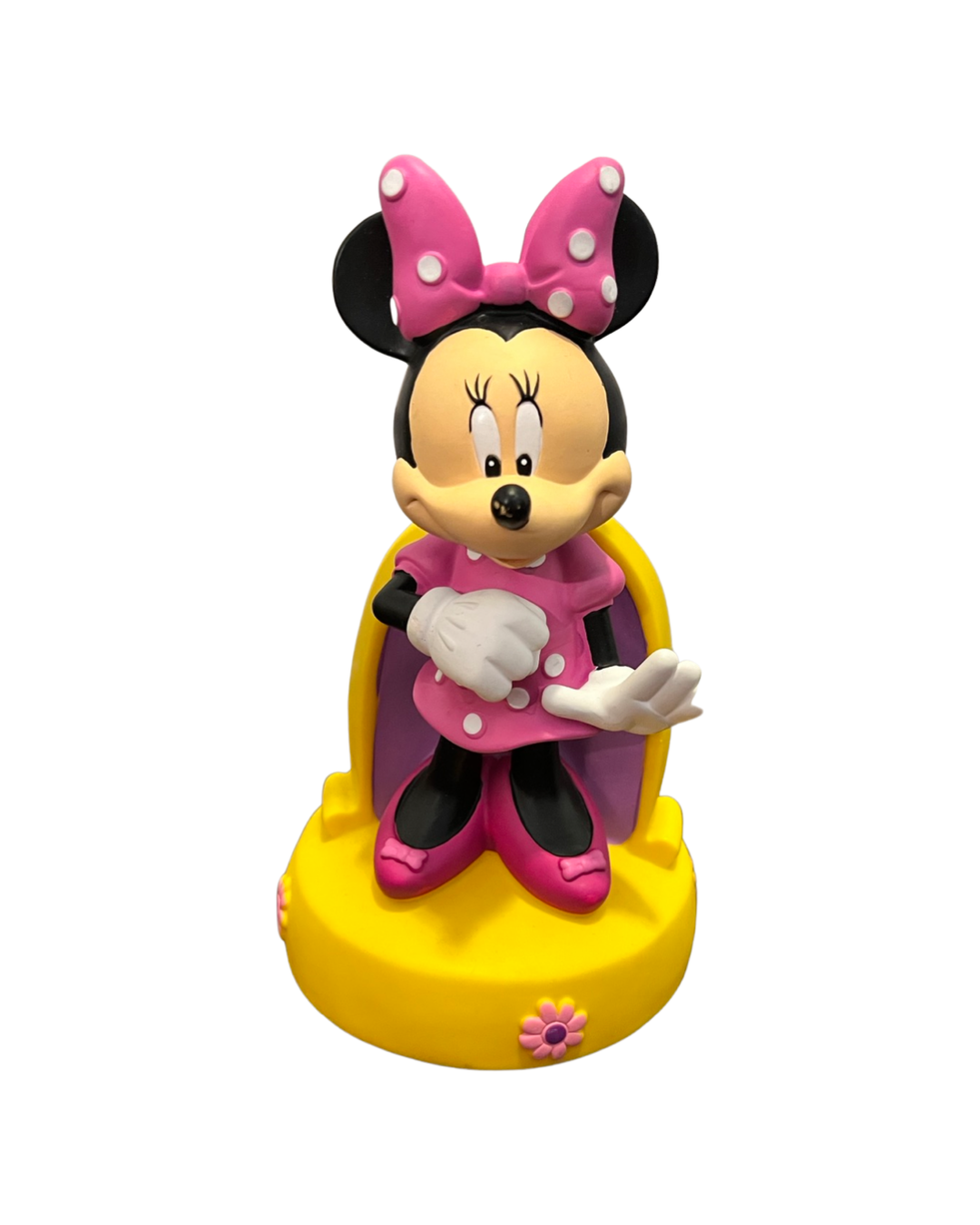 DISNEY Minnie Mouse 9” Plastic Piggy Money Bank