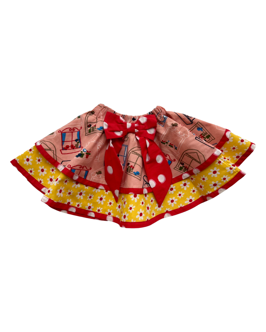 24M Baby Girl Jelly The Pug Boutique Bird Skirt and Top