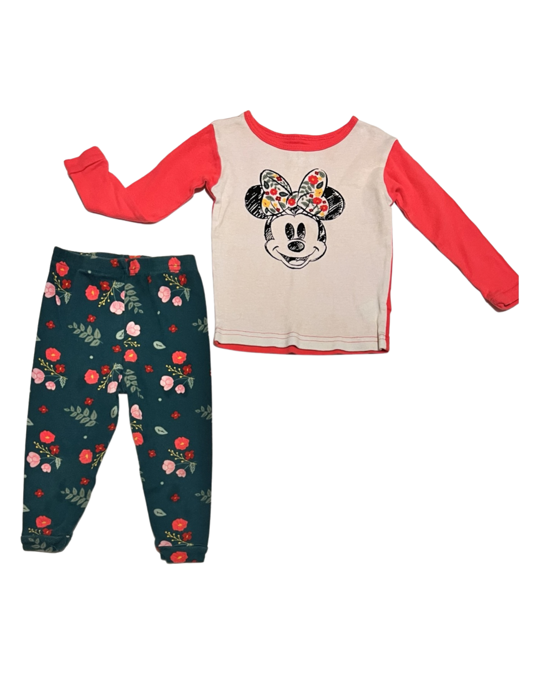 2T Toddler Girl DISNEY Minnie Mouse 2PC PJs