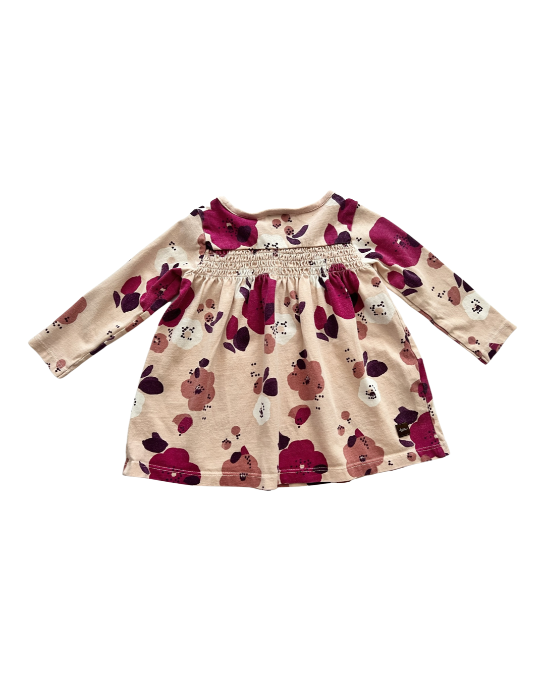3-6M Baby Girl Long Sleeve TEA Collection Floral Dress