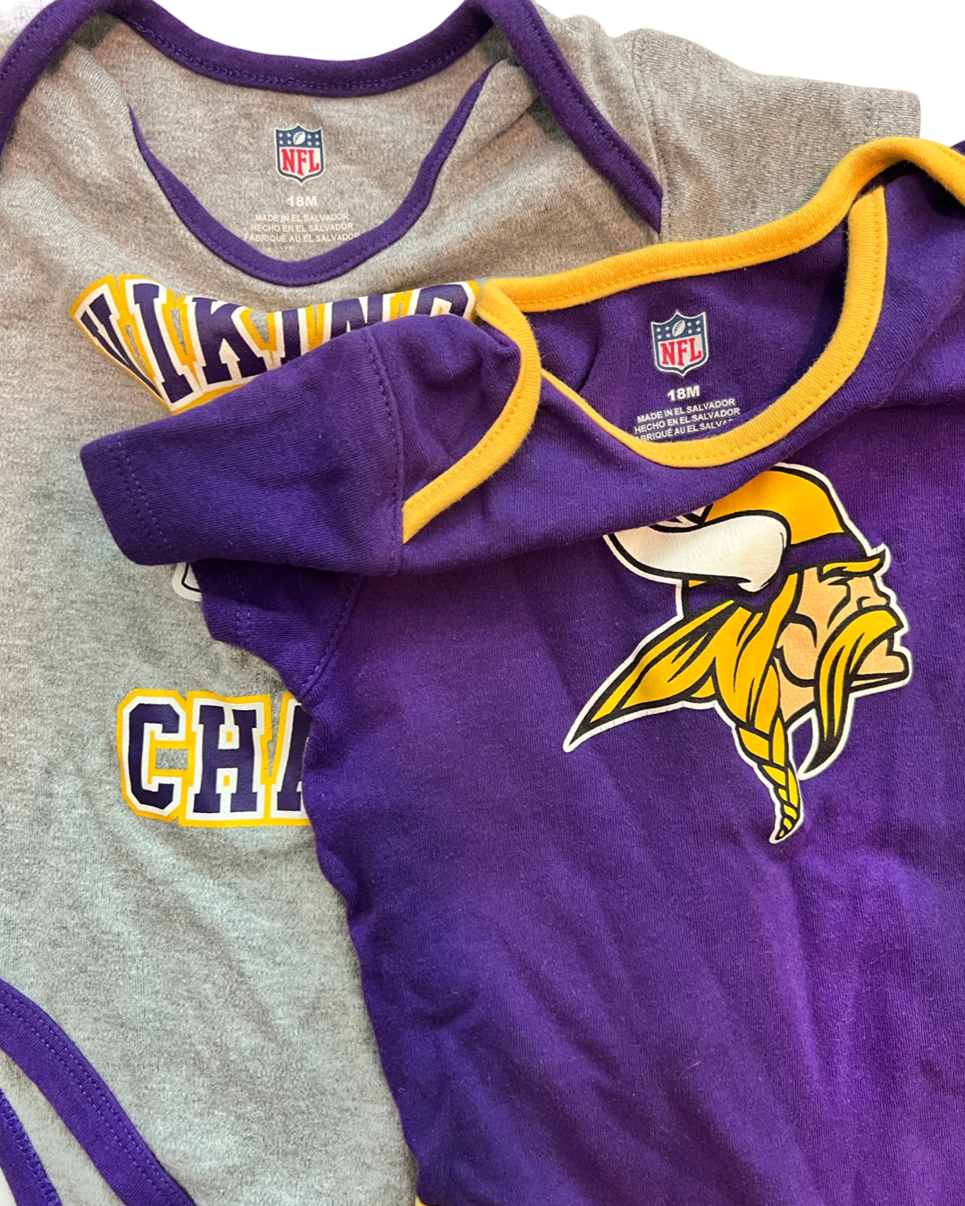 18M Baby Boy Girl NFL Minnesota Vikings Onesie Set
