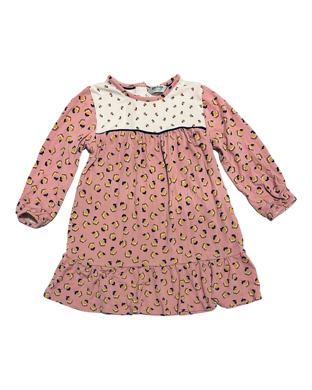 12M-18M Baby Girl Baby Boden Long Sleeve Dress
