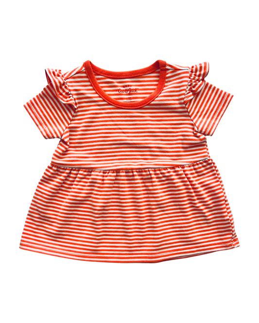 3-6M Baby Girl Cat & Jack Striped Top