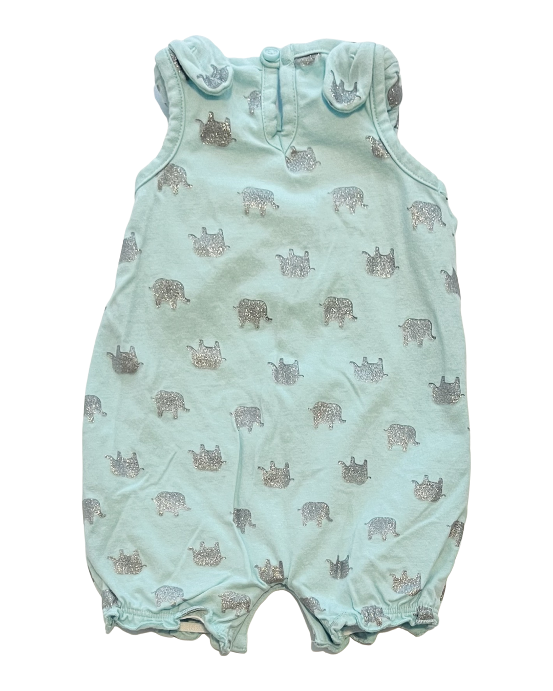 Newborn Baby Girl Carters Elephant Bubble Romper