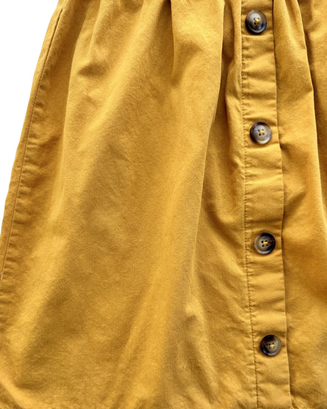 Youth Girls Size 11Y /12Y Mustard Yellow Shein Skirt