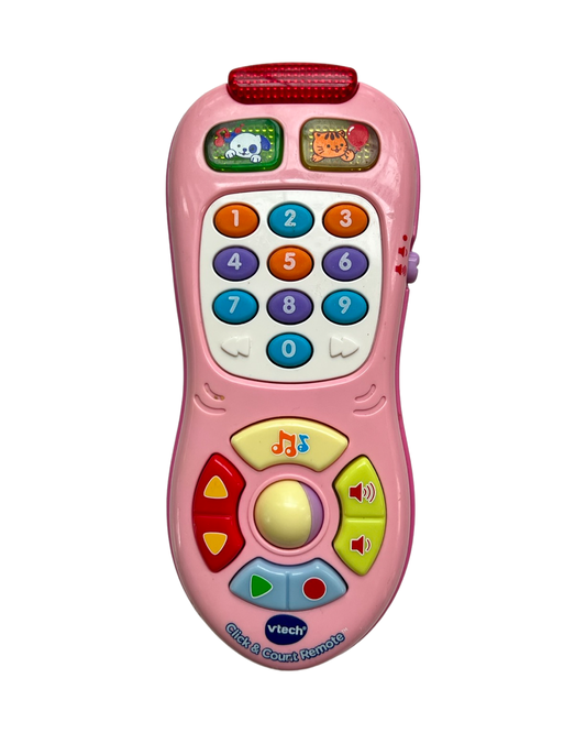 VTech Click & Count Pink Interactive Remote Control Baby Toy