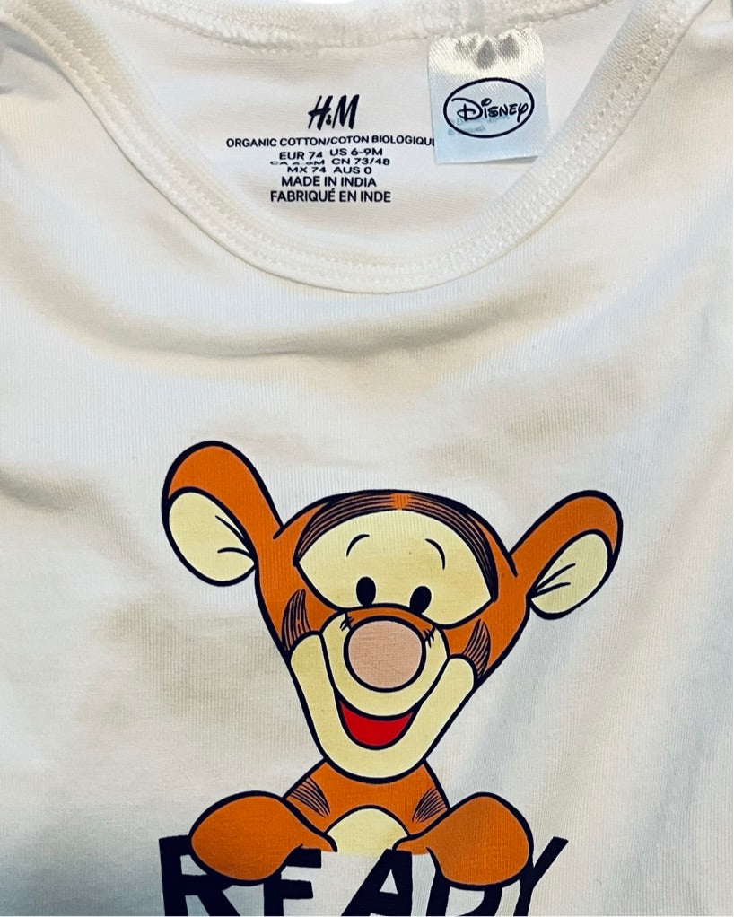 6-9M. Baby Girl / Boy Disney Tiger Onesie