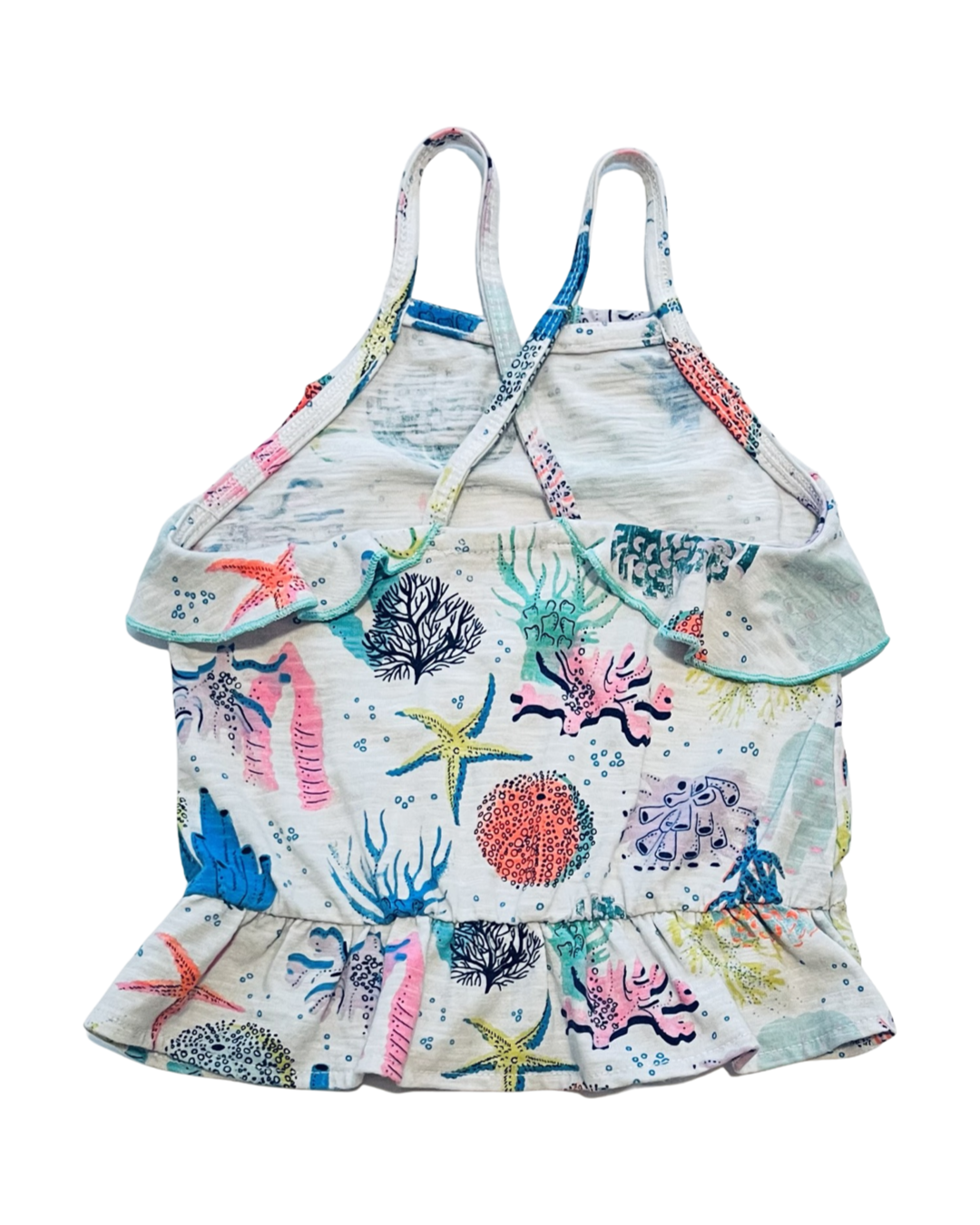 18M Baby Girl Coral Reef Cat & Jack Tank Top