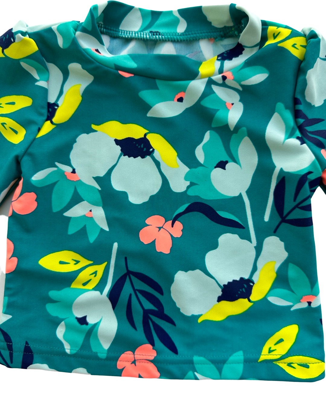 3-6M Baby Girl Carters Floral RashGuard Swim Suit