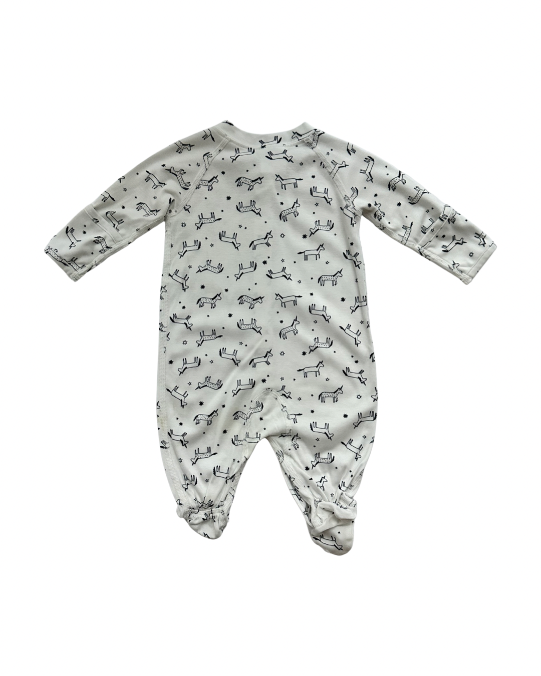 0-3M Baby Girl Hanna Andersson Unicorn Sleeper PJs