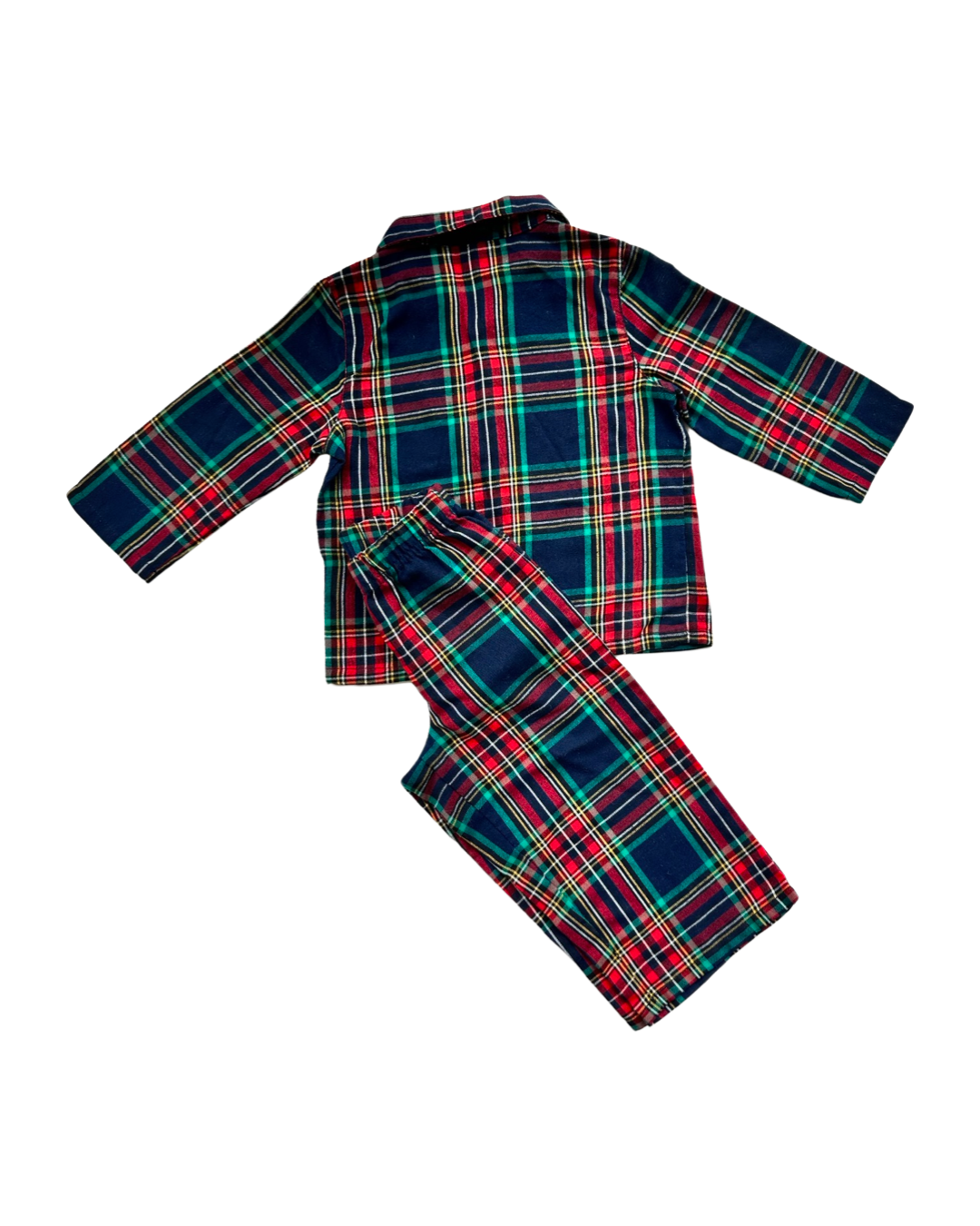 18M-24M Baby Boy Old Navy Christmas Plaid Flannel PJs