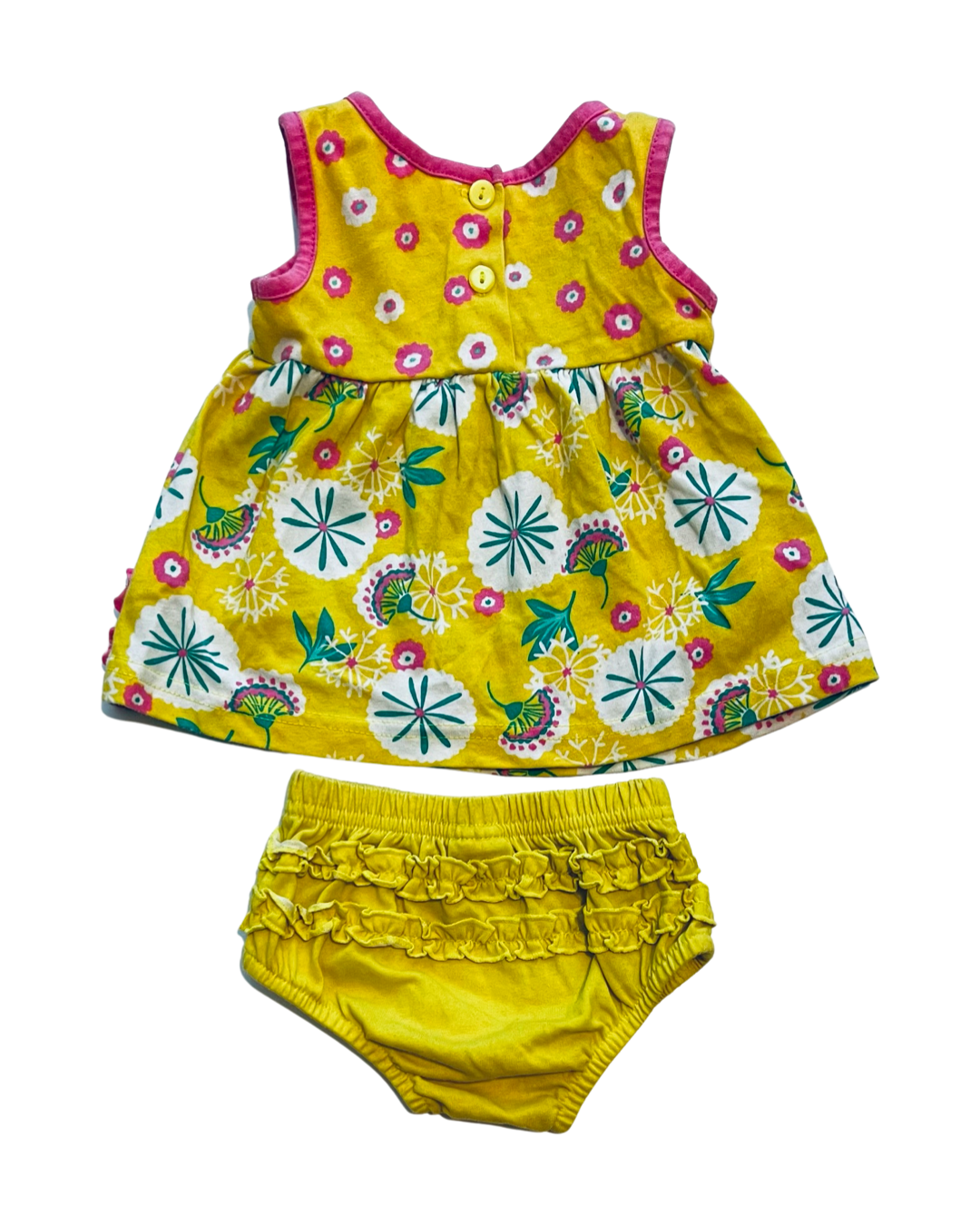 0-3M Baby girl Kidgets Yellow Dress