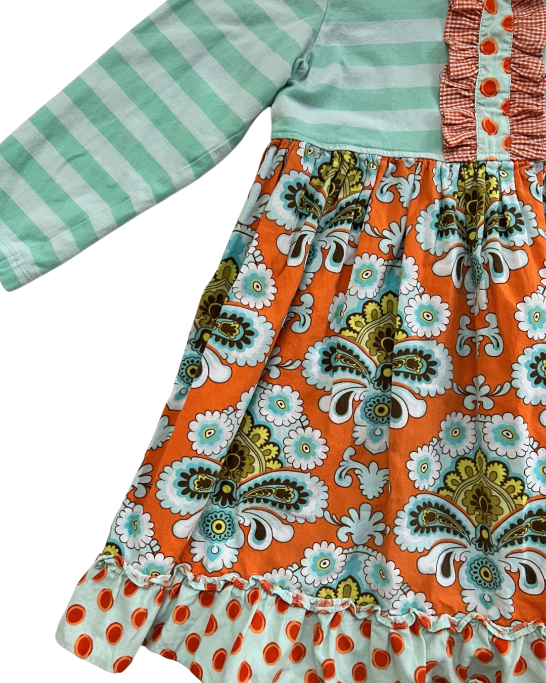 4T Toddler Girl Shrimp & Grits Dress
