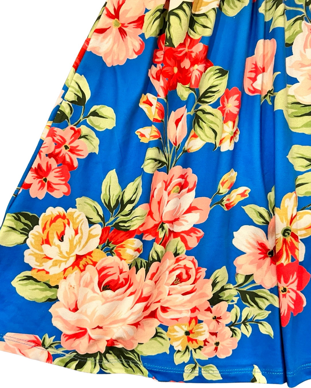 Girls size 8Y Millie Loves Lily Blue Polka Dot Floral Dress