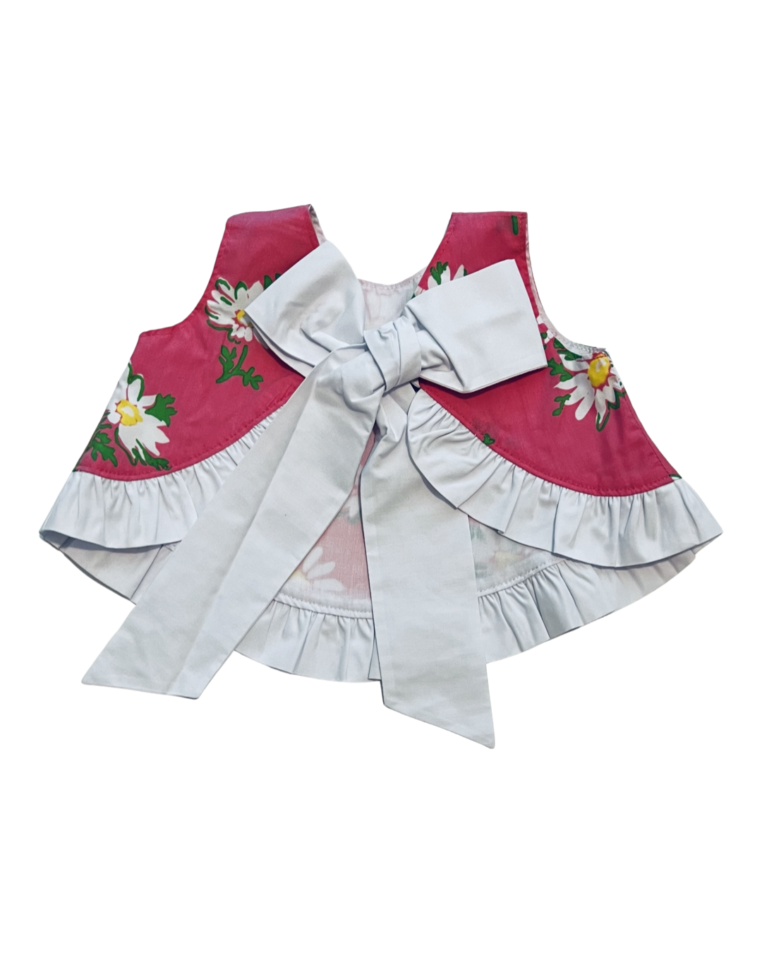 0-6M Baby Girl TBBC The Beaufort Bonnet Company Pink Floral Swing Tie Back Top