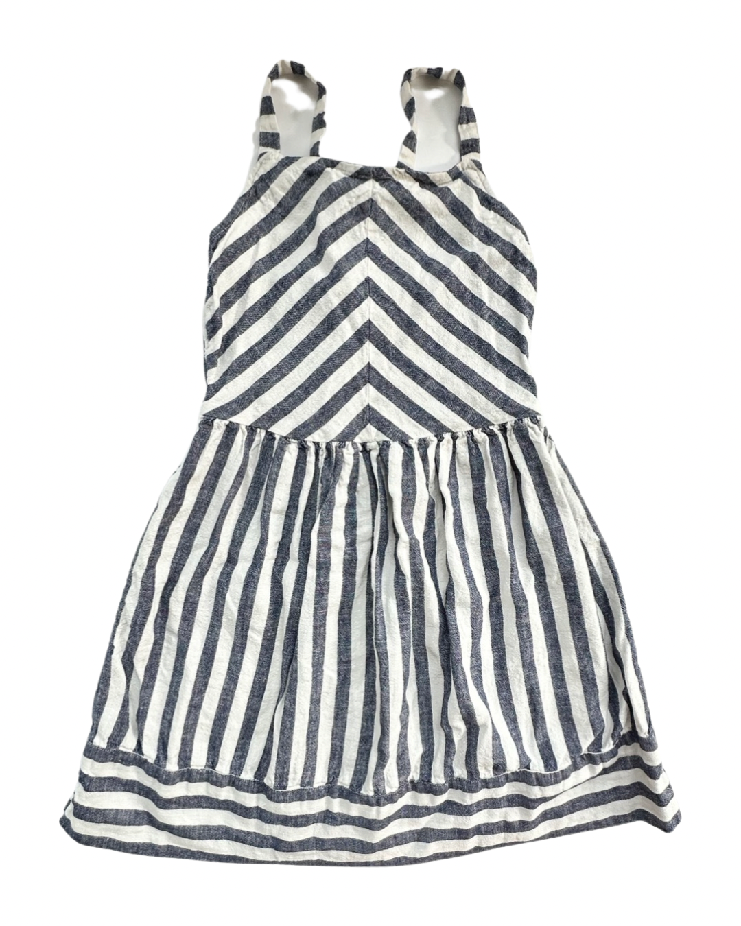 Girls Size 10 Carters Blue  Linen Summer Dress