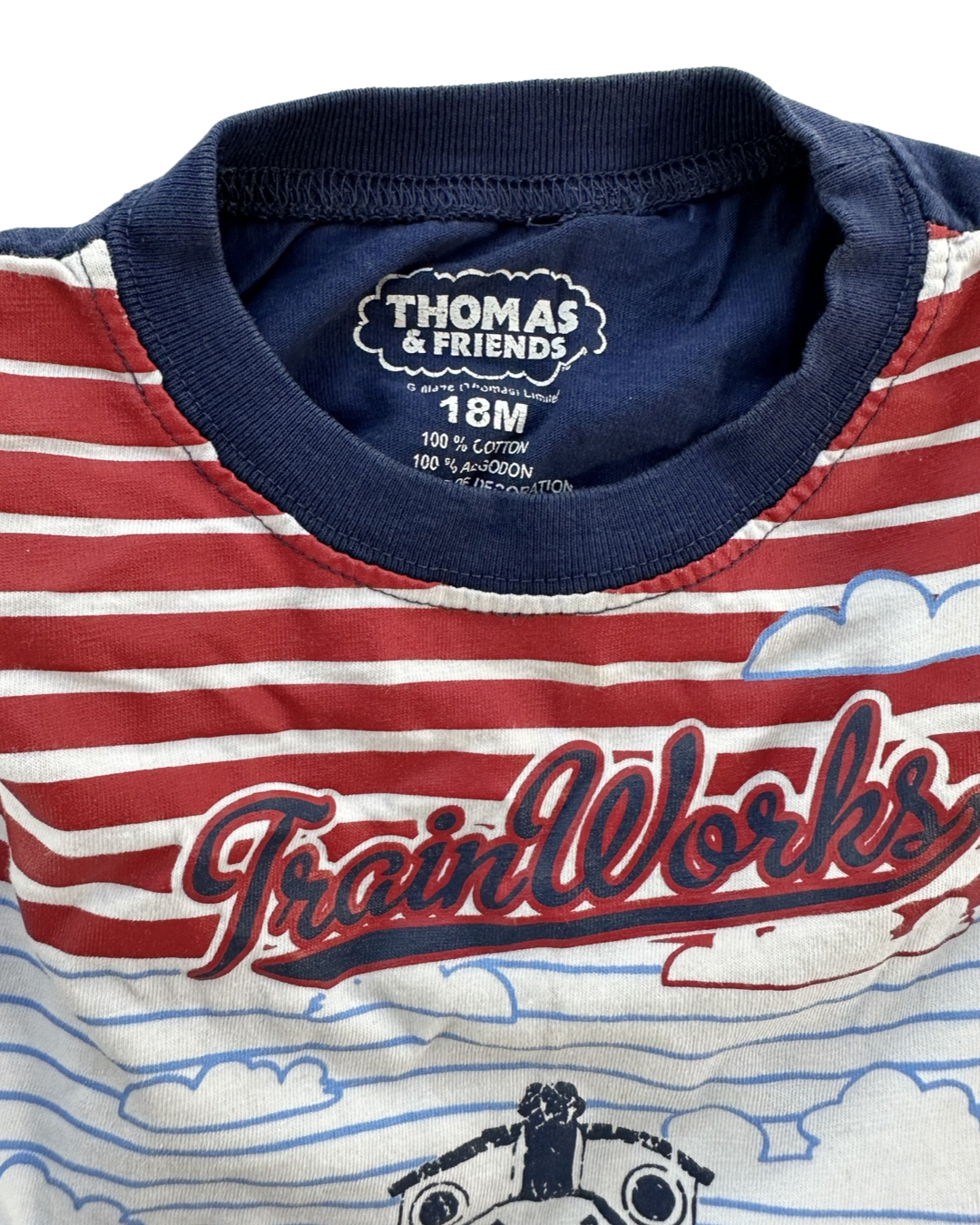 18M Baby Boy Thomas the Train Navy / Red T Shirt